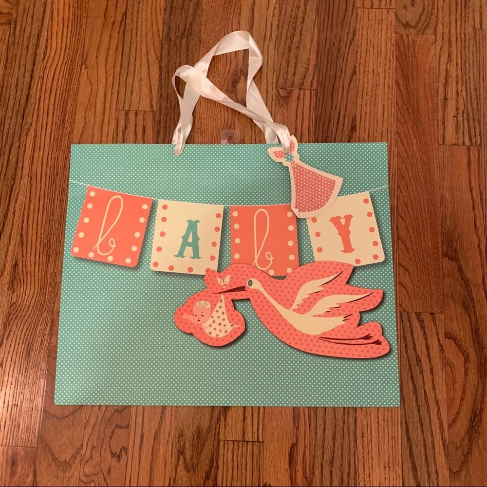 COPY - 1 XL 3D Baby Gift Bag & Tag